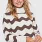 Sweater Chenille Ondas Mujer Café Familyshop - Miniatura 3