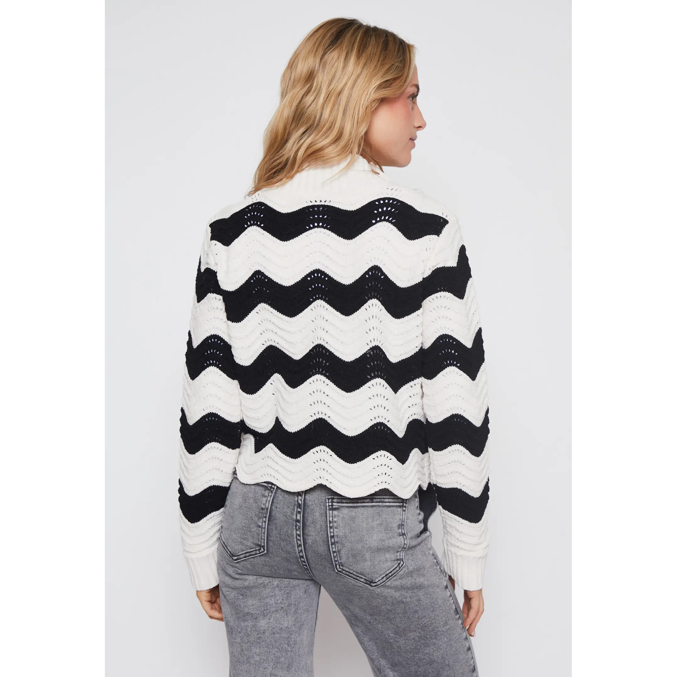 Sweater Chenille Mujer Negro Familyshop 2