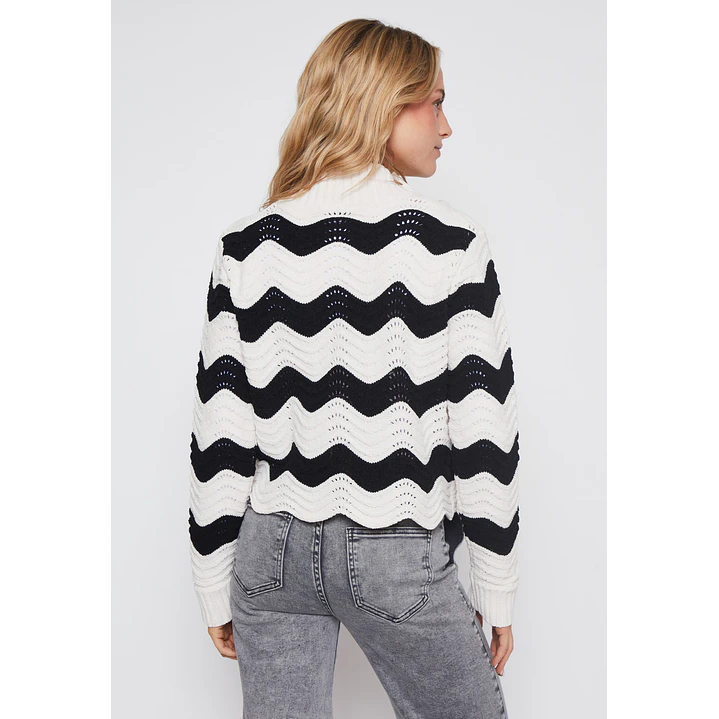 Sweater Chenille Mujer Negro Familyshop 2