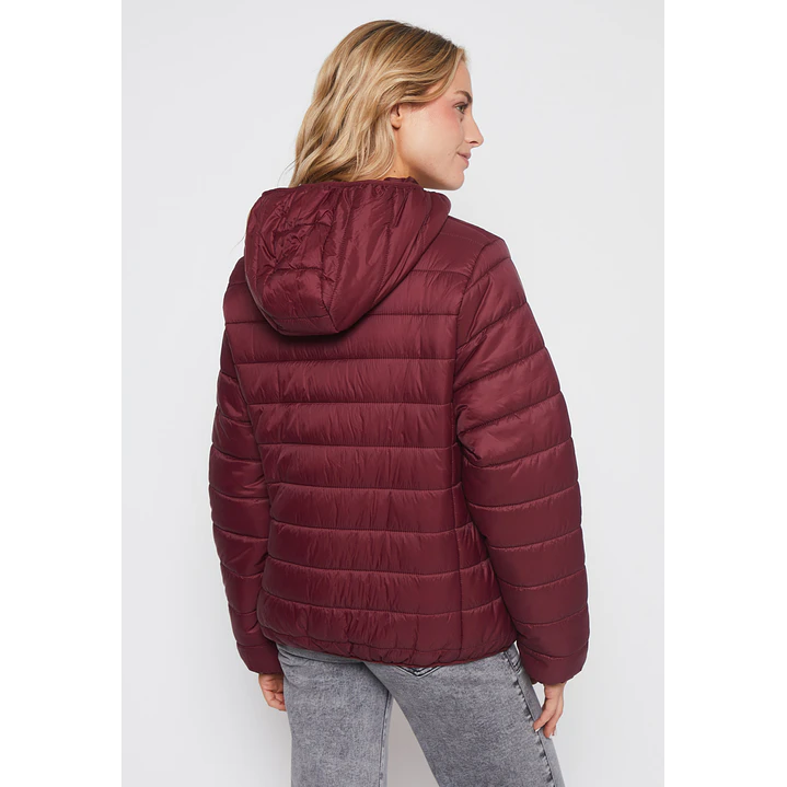 Parka Basic Mujer Burdeo Familyshop 2
