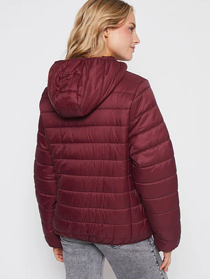 Parka Basic Mujer Burdeo Familyshop