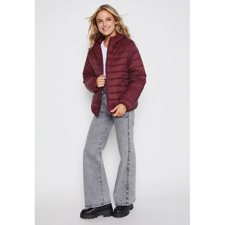Parka Basic Mujer Burdeo Familyshop 4