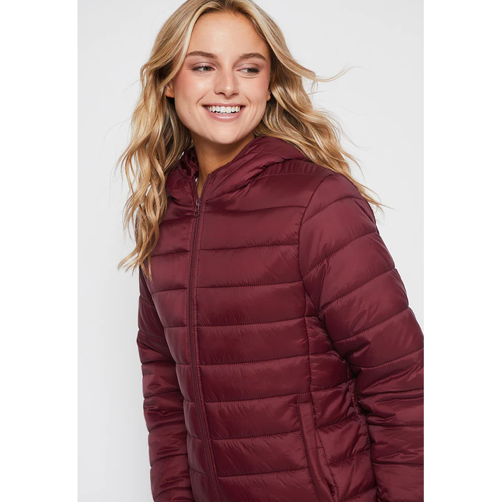 Parka Basic Mujer Burdeo Familyshop 3