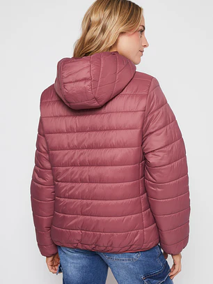 Parka Basic Mujer Rosado Familyshop