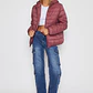 Parka Basic Mujer Rosado Familyshop - Miniatura 4