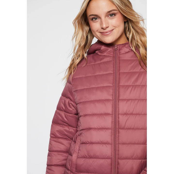Parka Basic Mujer Rosado Familyshop 3