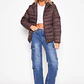 Parka Basic Mujer Café Familyshop - Miniatura 4