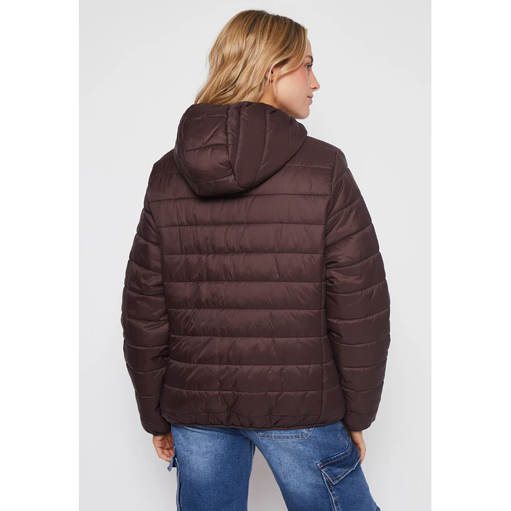 Parka Basic Mujer Café Familyshop 2