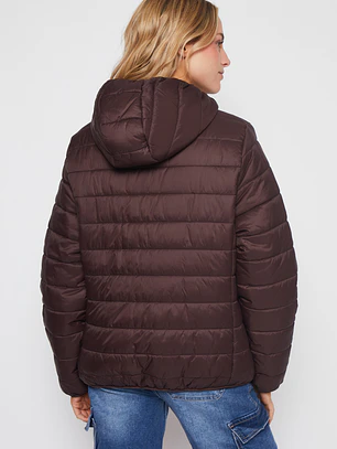 Parka Basic Mujer Café Familyshop