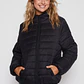 Parka Basic Mujer Negro Familyshop - Miniatura 1