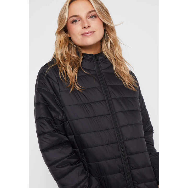 Parka Basic Mujer Negro Familyshop 3