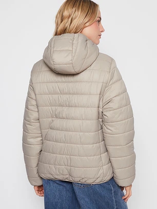 Parka Basic Mujer Beige Familyshop