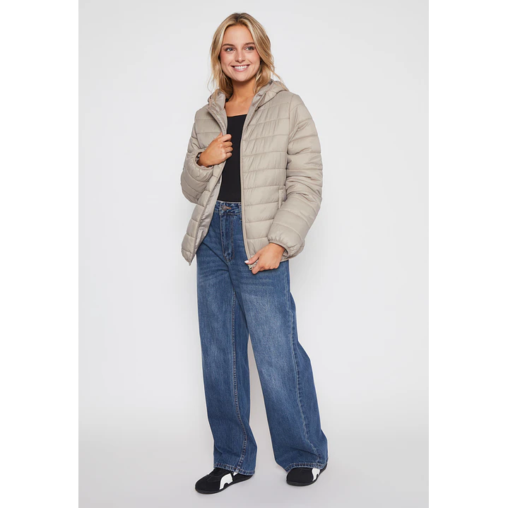 Parka Basic Mujer Beige Familyshop 4