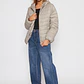 Parka Basic Mujer Beige Familyshop - Miniatura 4