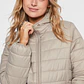 Parka Basic Mujer Beige Familyshop - Miniatura 3