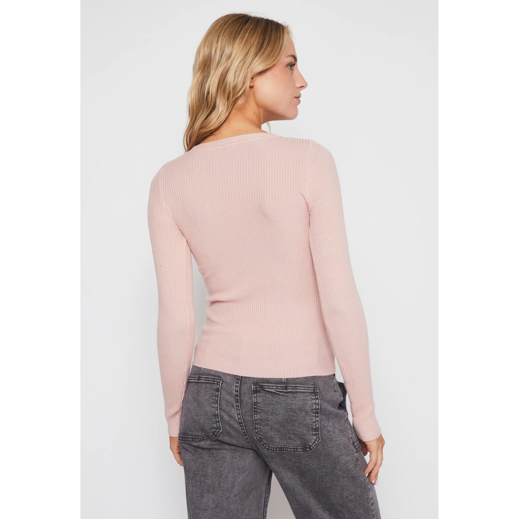Sweater Abierto Mujer Rosado Familyshop 2