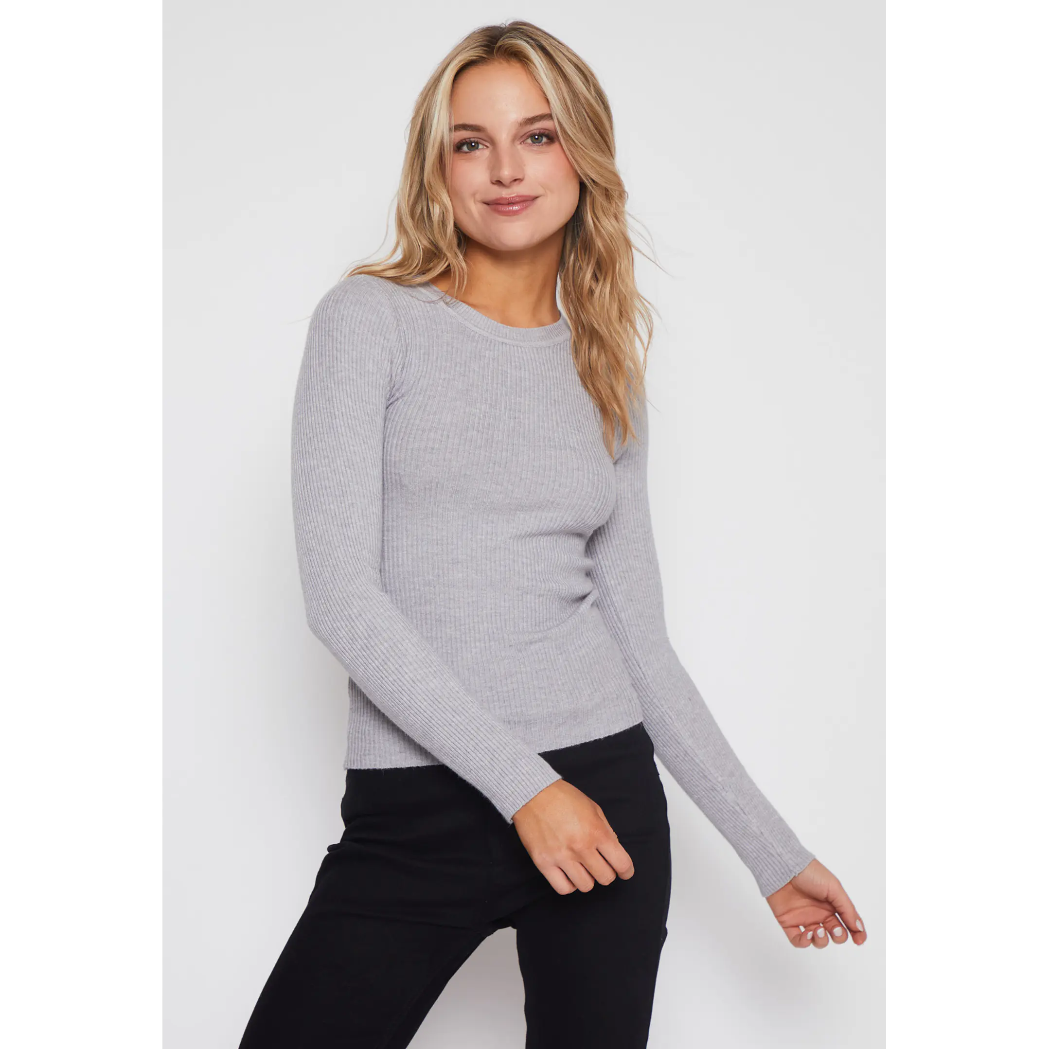Sweater Abierto Mujer Gris Familyshop 1
