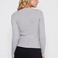 Sweater Abierto Mujer Gris Familyshop - Miniatura 2