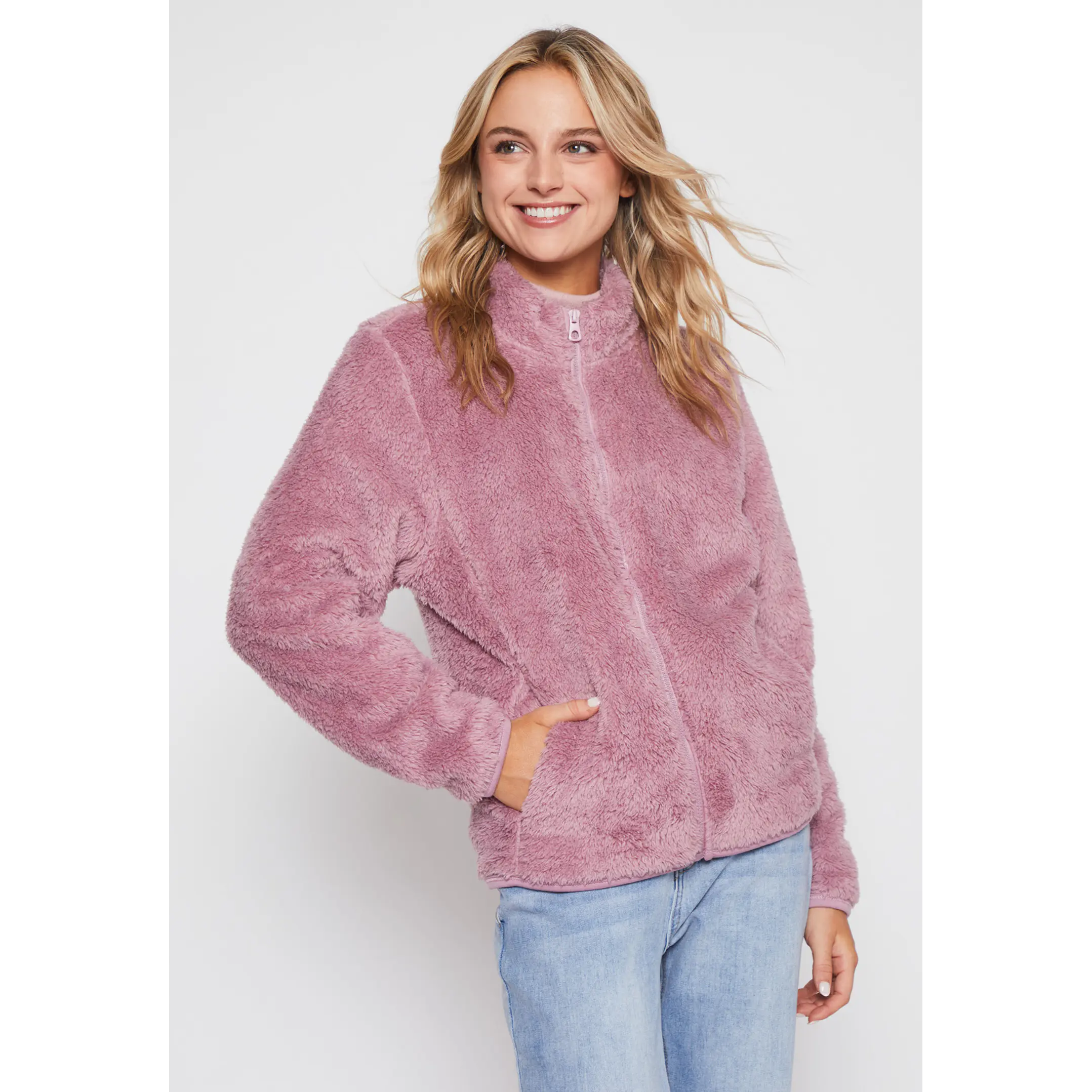 Polar Peludo Mujer Rosado Familyshop 1