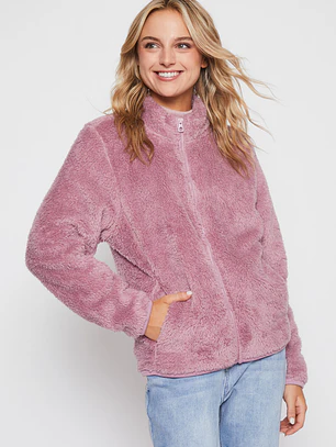 Polar Peludo Mujer Rosado Familyshop