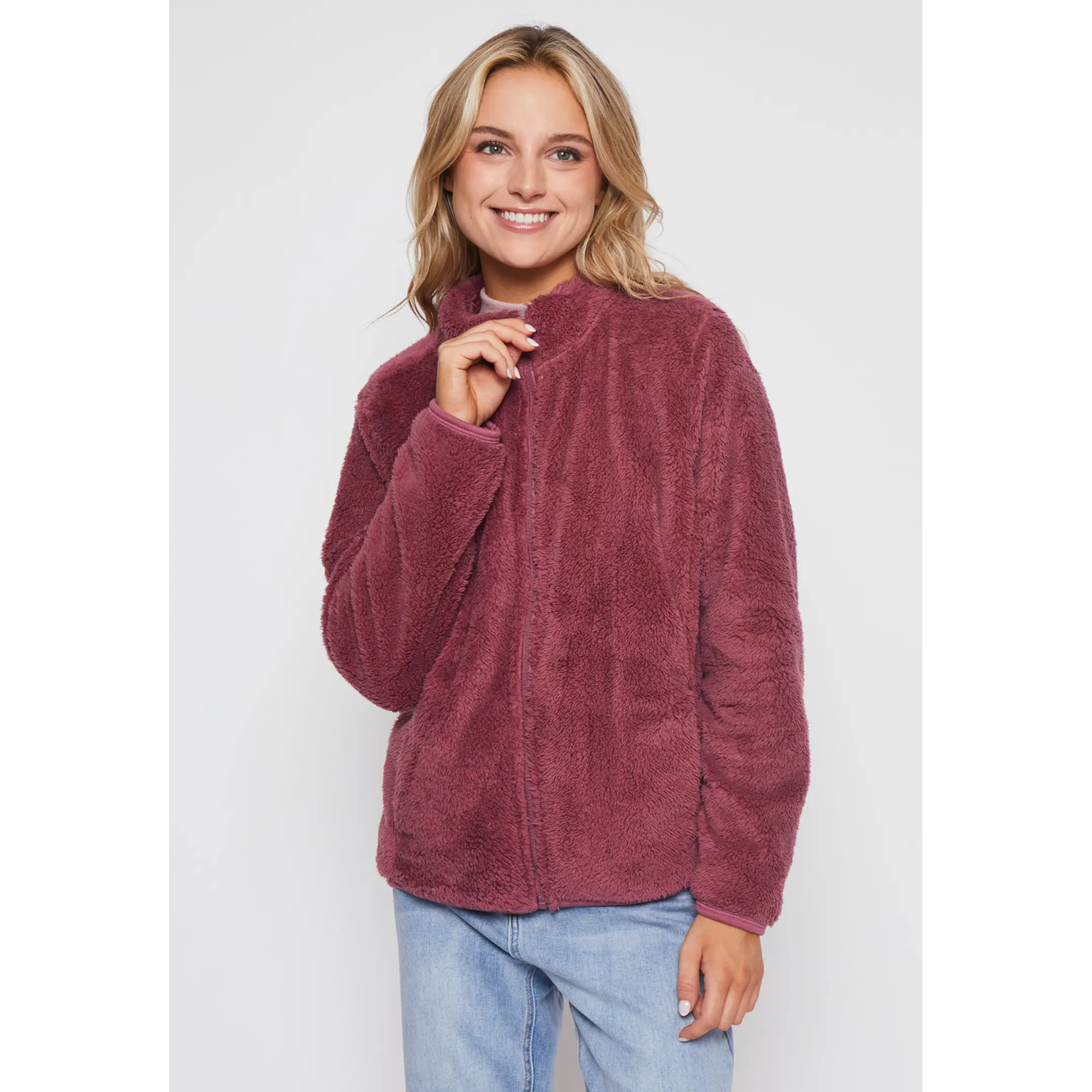 Polar Peludo Alto Mujer Rosado Familyshop 1