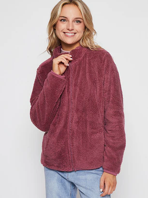 Polar Peludo Alto Mujer Rosado Familyshop