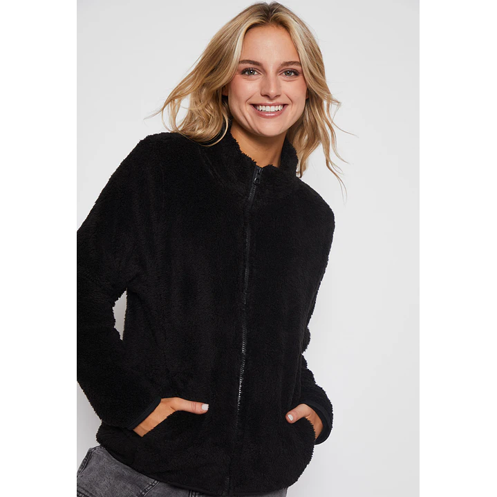 Polar Peludo Alto Mujer Negro Familyshop 3