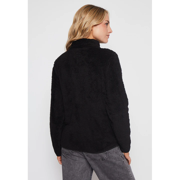 Polar Peludo Alto Mujer Negro Familyshop 2