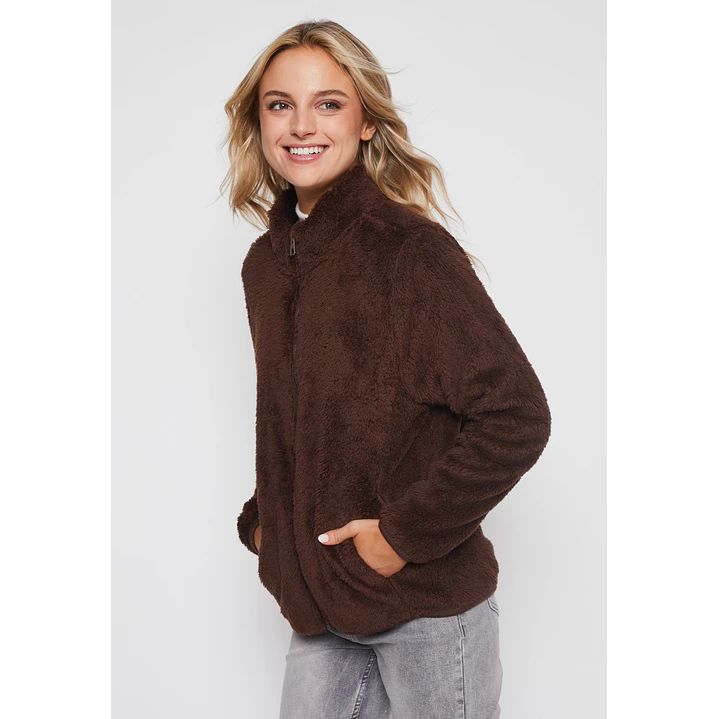 Polar Peludo Mujer Café Familyshop 1