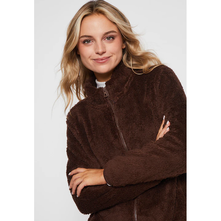 Polar Peludo Mujer Café Familyshop 3