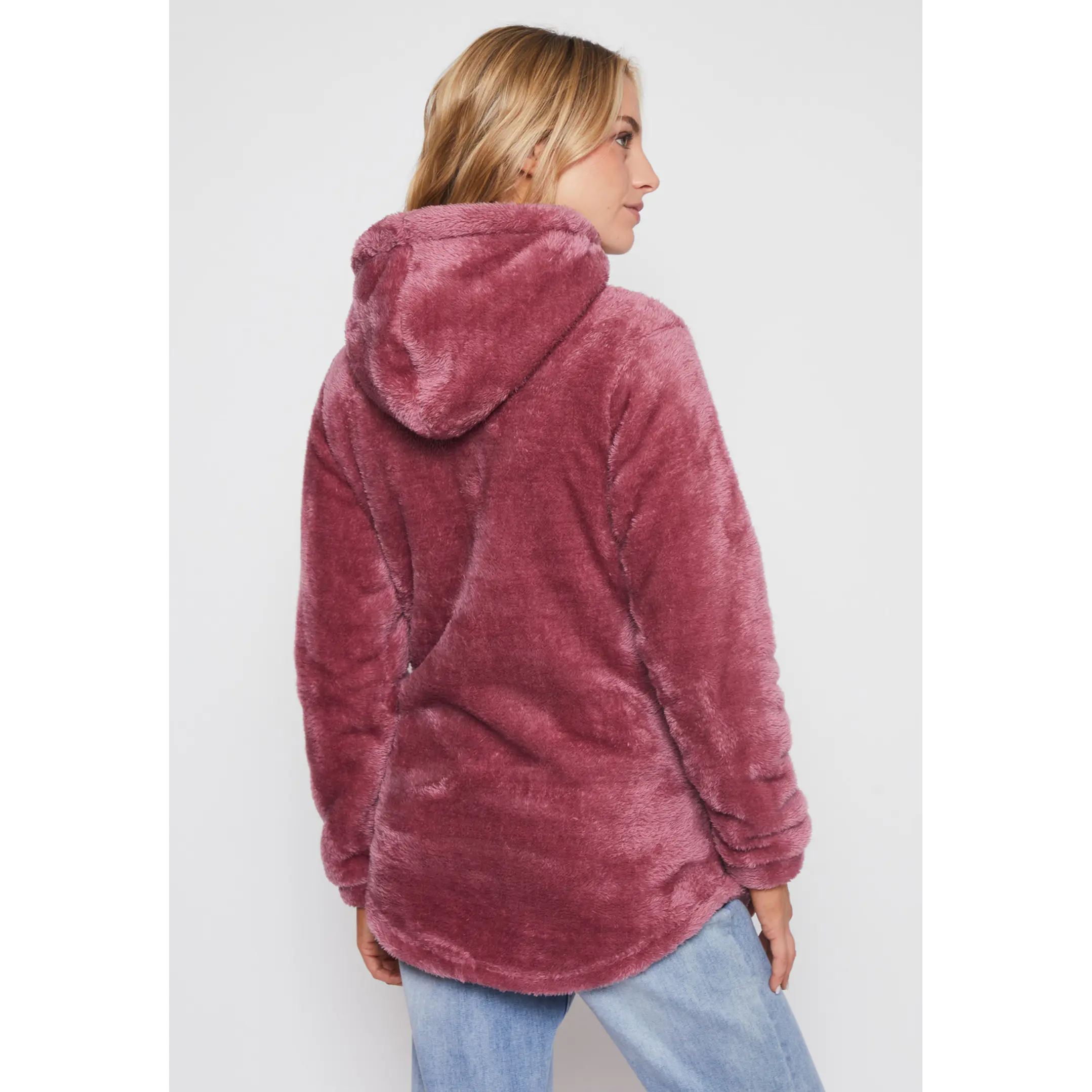 Polar Peludo Gorro Mujer Rosado Familyshop 2