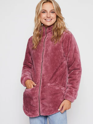 Polar Peludo Gorro Mujer Rosado Familyshop