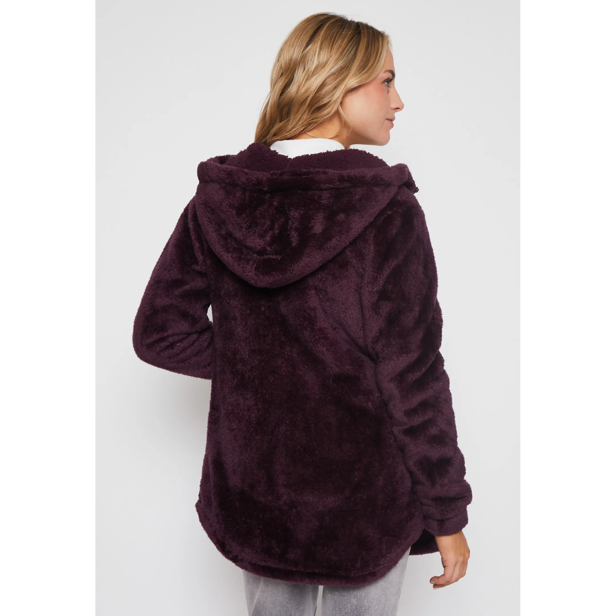 Polar Peludo Mujer Uva Familyshop 2
