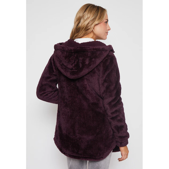 Polar Peludo Mujer Uva Familyshop 2