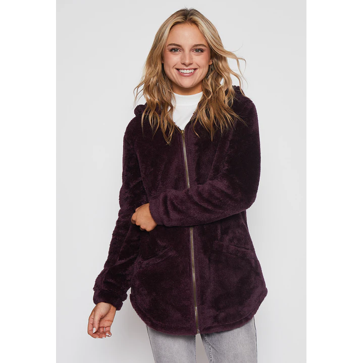 Polar Peludo Mujer Uva Familyshop 1