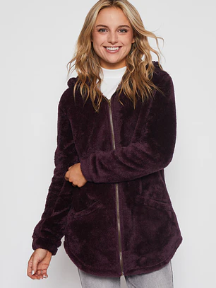 Polar Peludo Mujer Uva Familyshop