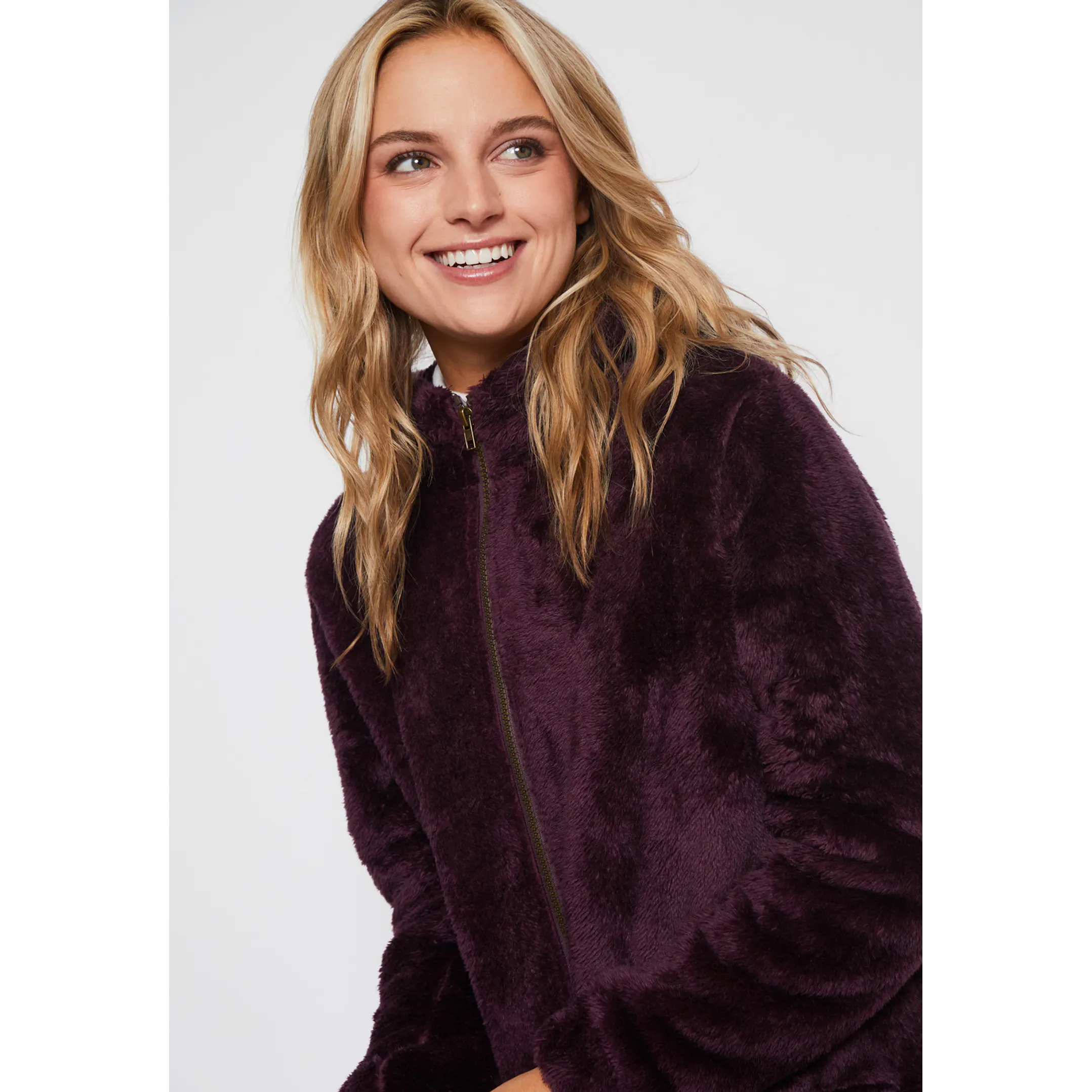 Polar Peludo Mujer Uva Familyshop 3