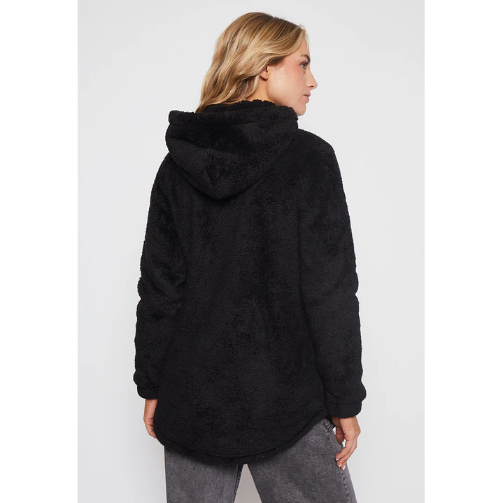 Polar Peludo Gorro Mujer Negro Familyshop 2