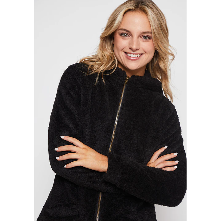 Polar Peludo Gorro Mujer Negro Familyshop 3