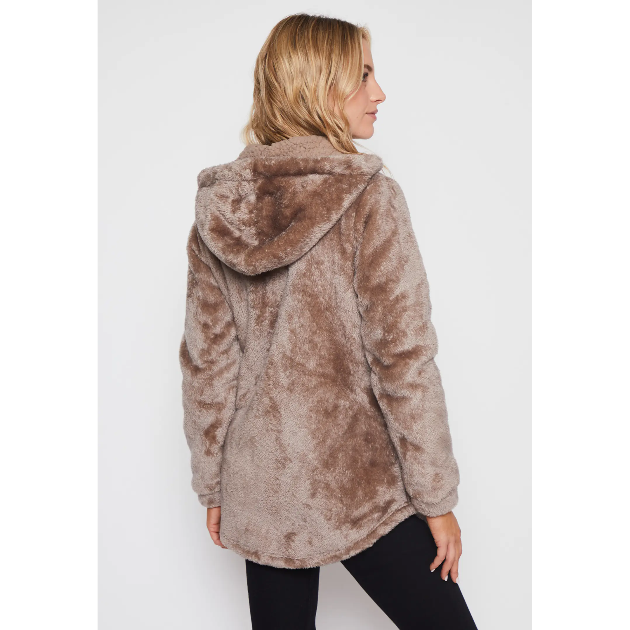 Polar Peludo Gorro Mujer Beige Familyshop 2