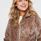Polar Peludo Gorro Mujer Beige Familyshop - Miniatura 3