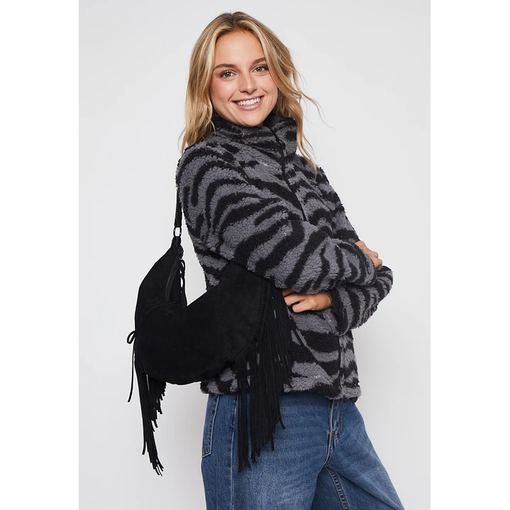 Polar Peludo Animal Mujer Gris Familyshop 4