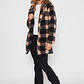 Chaqueta Peludo Mujer Negro Familyshop - Miniatura 4