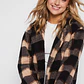 Chaqueta Peludo Mujer Negro Familyshop - Miniatura 3