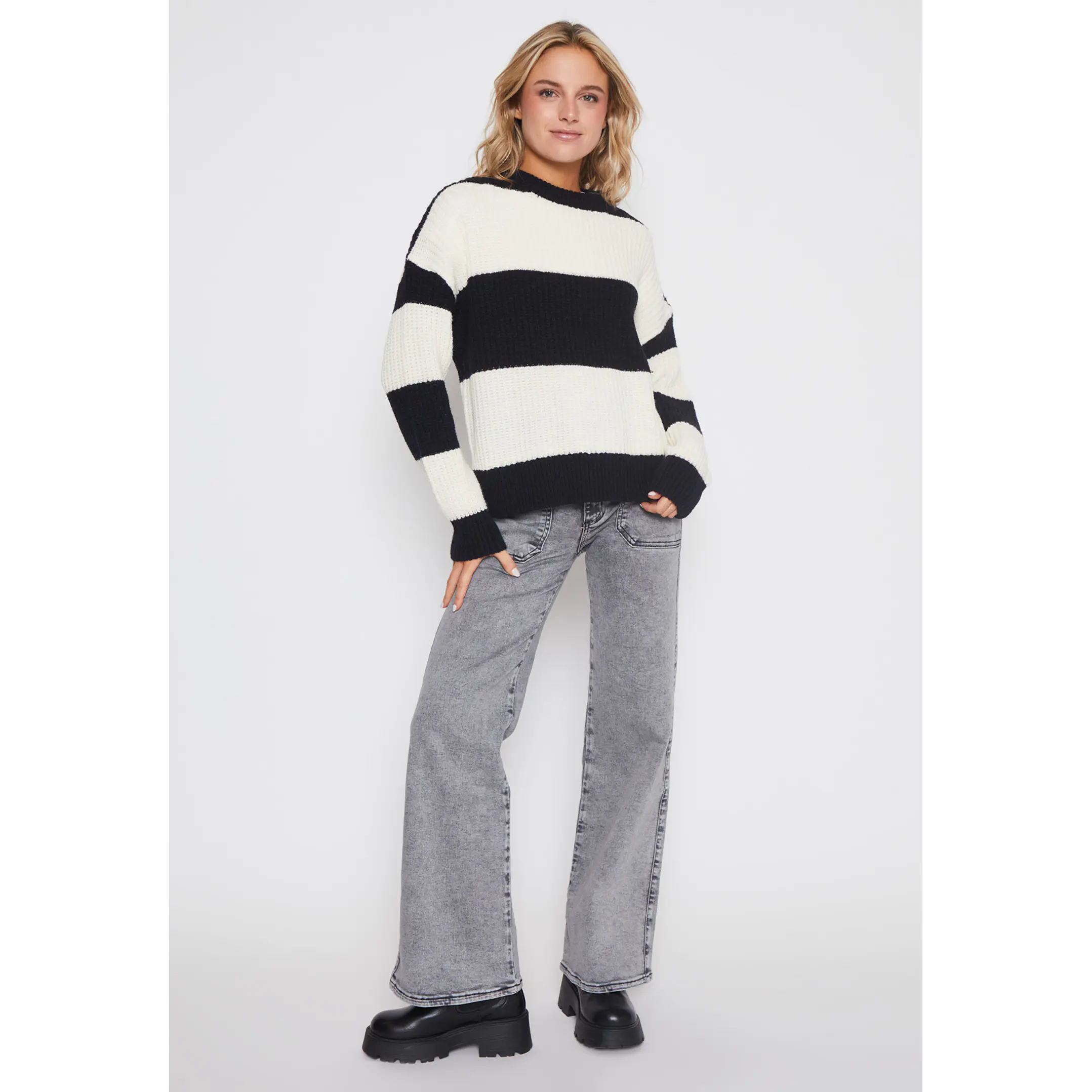 Sweater Franja Mujer Crudo Familyshop 4