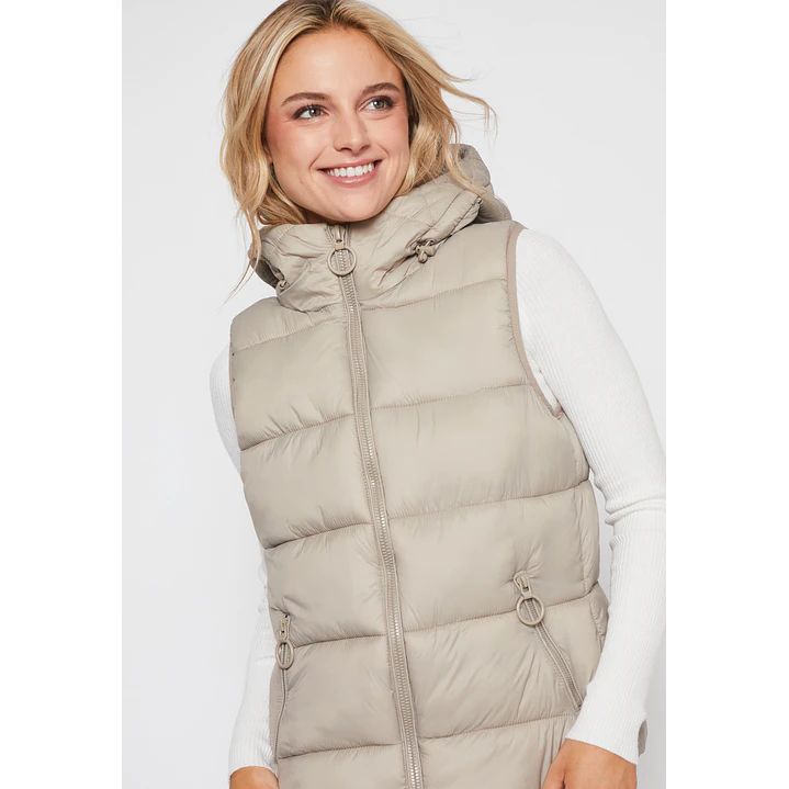 Parka Corta Mujer Beige Familyshop 3