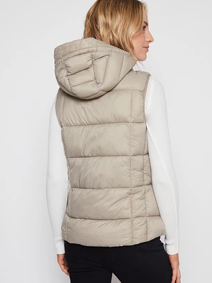 Parka Corta Mujer Beige Familyshop