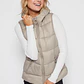 Parka Corta Mujer Beige Familyshop - Miniatura 1