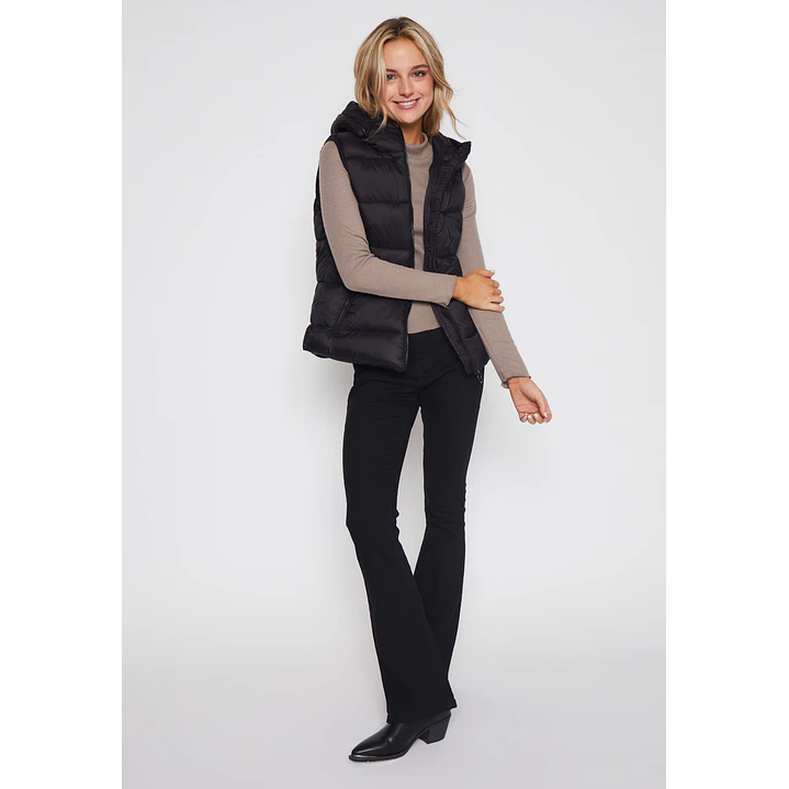 Parka Corta Mujer Negro Familyshop 4