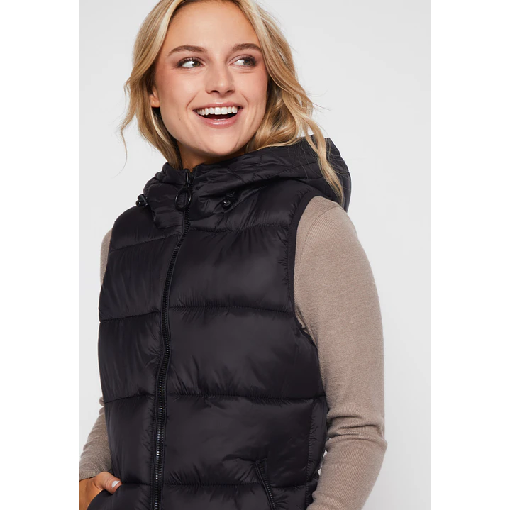 Parka Corta Mujer Negro Familyshop 2